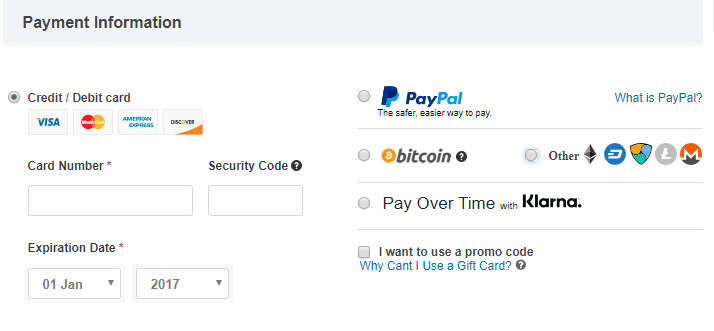 Plataformas con metodos de pago en criptomonedas