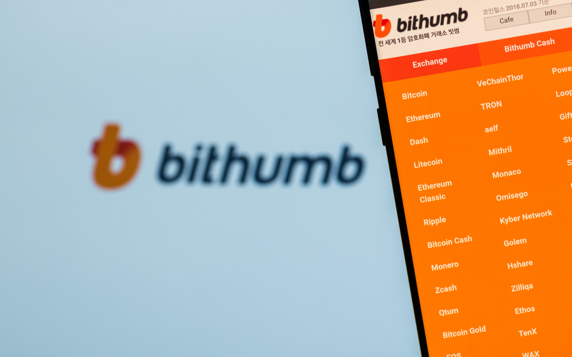 Intercambio criptográfico Bithumb lanzó una mesa de operaciones de ventas libres para activos digitales