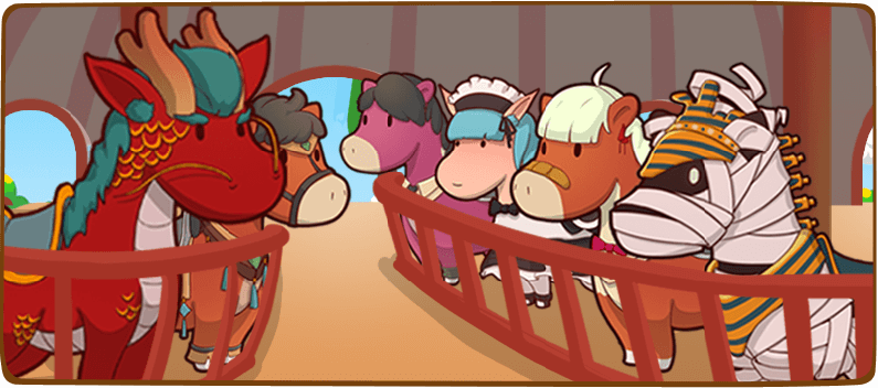 Horse Saga juego en la blockchain