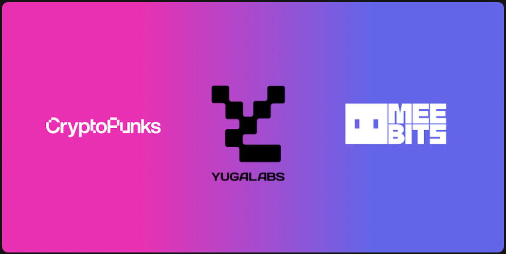 Yuga Labs, creadores de Bored Ape Yacht Club, adquieren CryptoPunks y Meebit