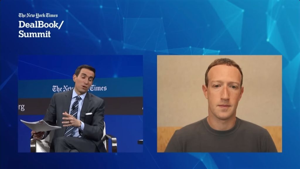 Metaverso Mark Zuckerberg Dealbook