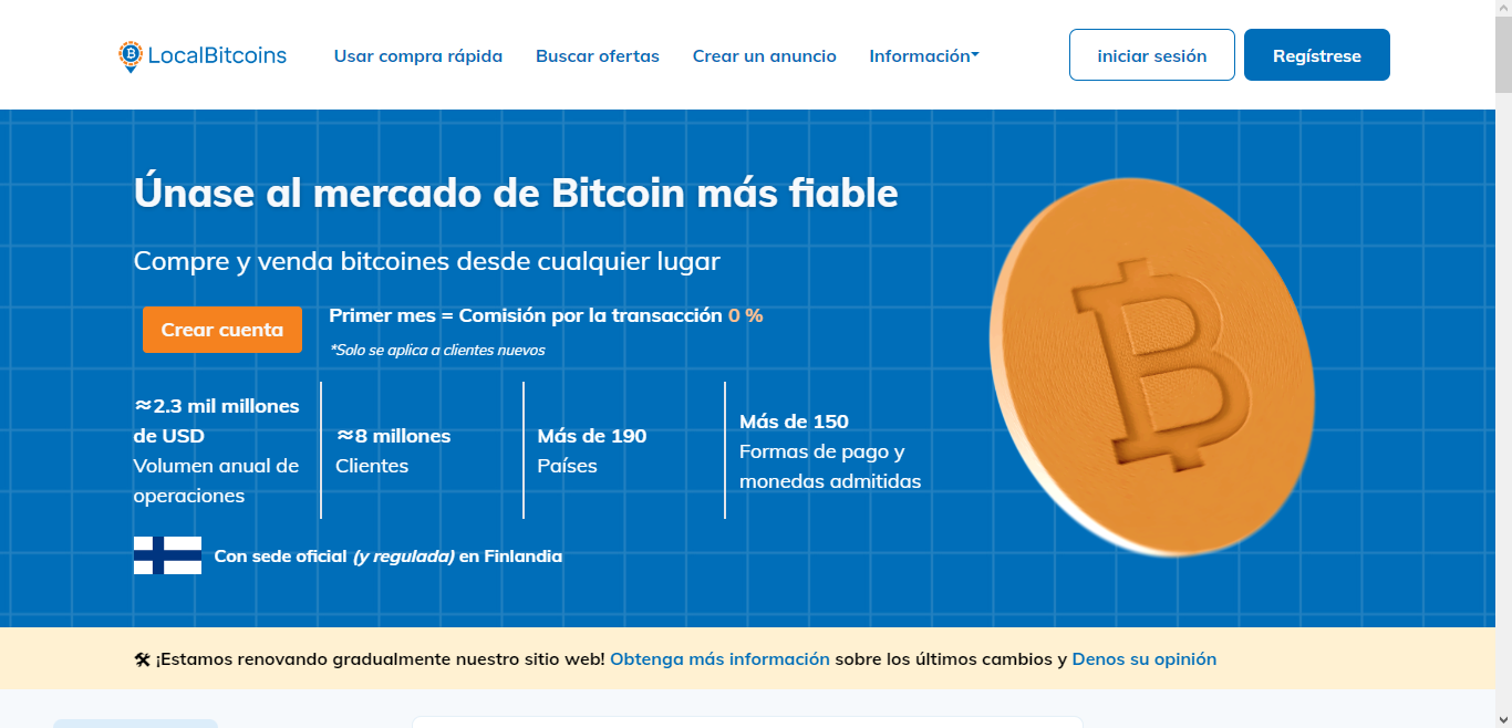 LocalBitcoins cerrará su plataforma el histórico intercambio P2P de Bitcoin finalizará sus servicios tras más de 10 años