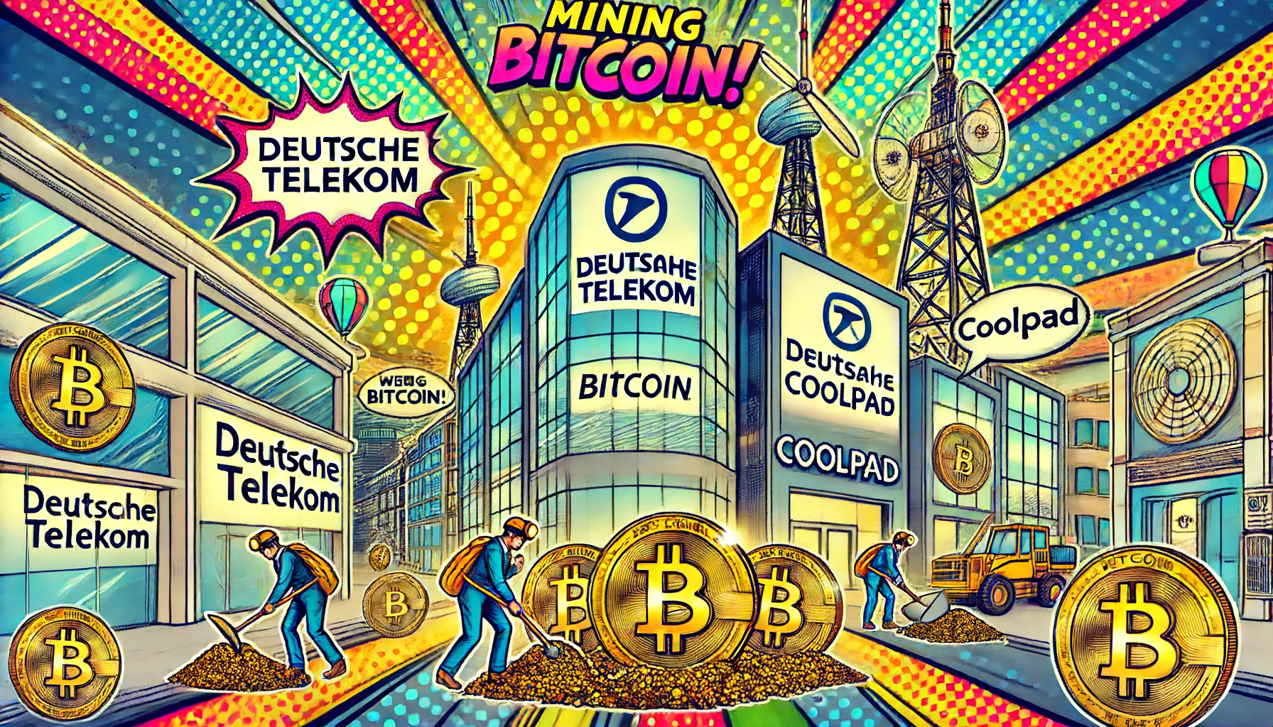 Deutsche Telekom y Coolpad Dos gigantes de las telecomunicaciones se aventuran en el mundo de las criptomonedas