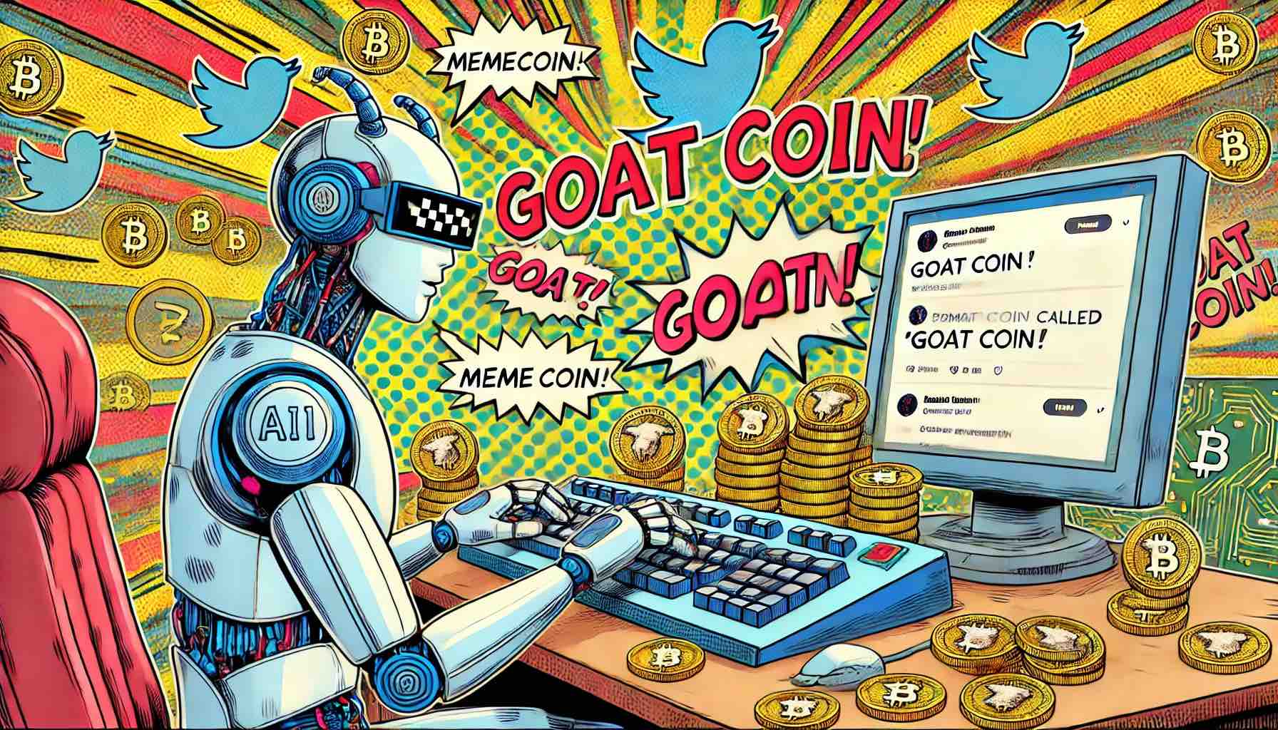Memecoin Goatseus Maximus (GOAT): La Revolución de las Criptomonedas Impulsada por Inteligencia Artificial este 2024