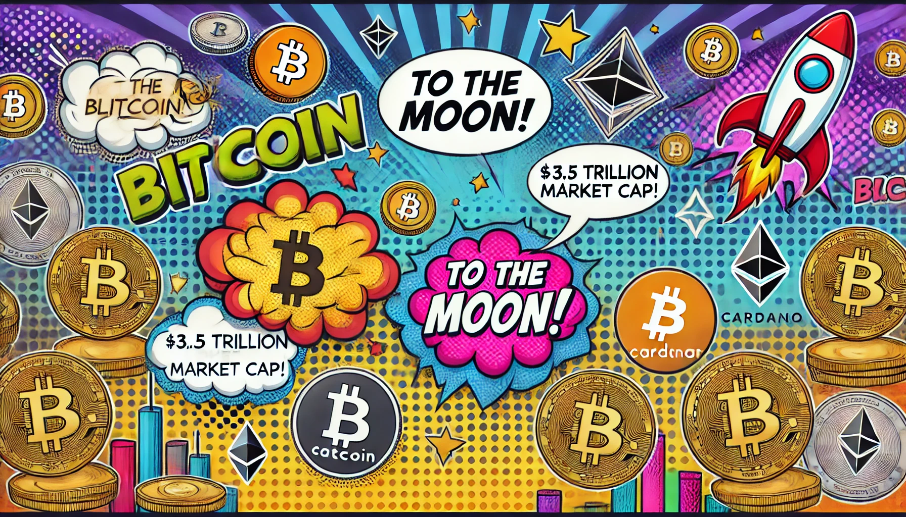 El mercado de criptomonedas alcanza los $3.5 billones impulsado por Stellar, Dogecoin y Cardano