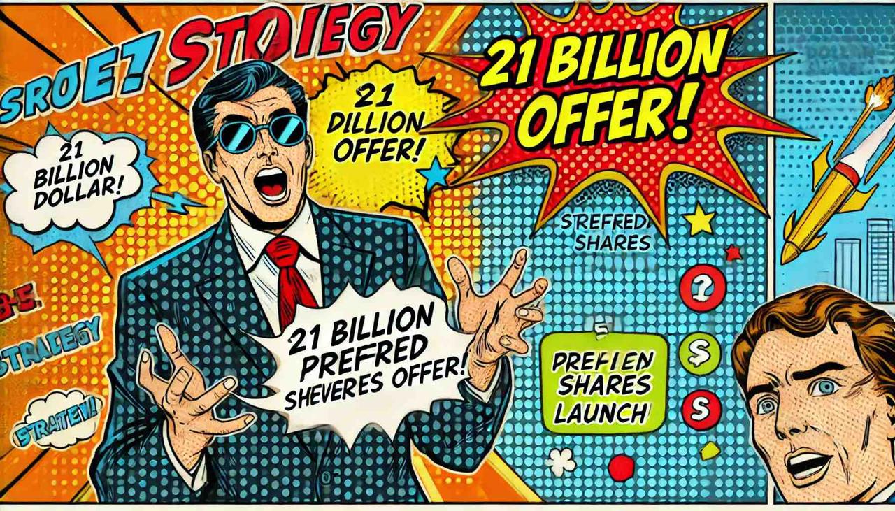 Strategy lanza oferta de 21 mil millones de dólares en acciones preferentes
