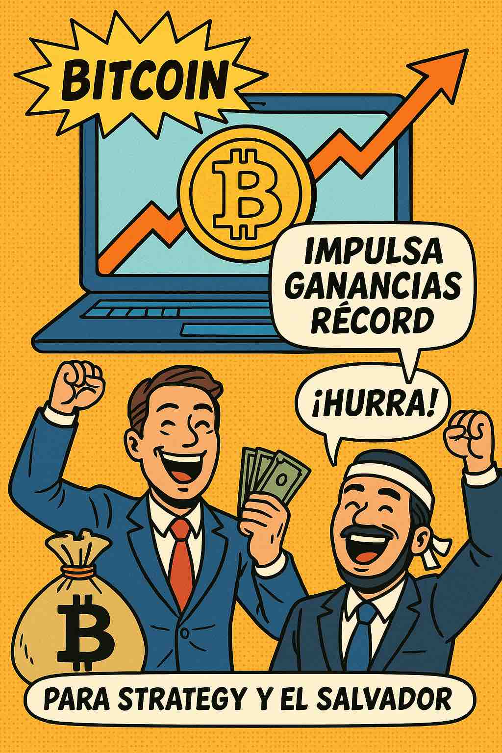 Bitcoin impulsa ganancias récord para Strategy y El Salvador en plena subida histórica