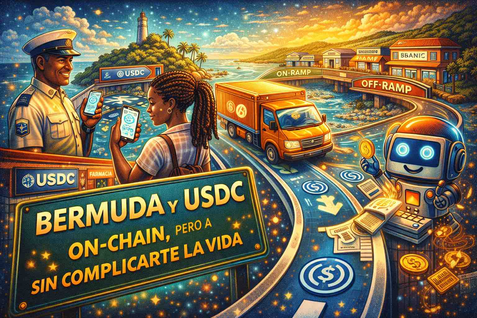 Bermuda y USDC: la isla quiere ser una economía “fully on-chain”, pero el reto real está en la ejecución