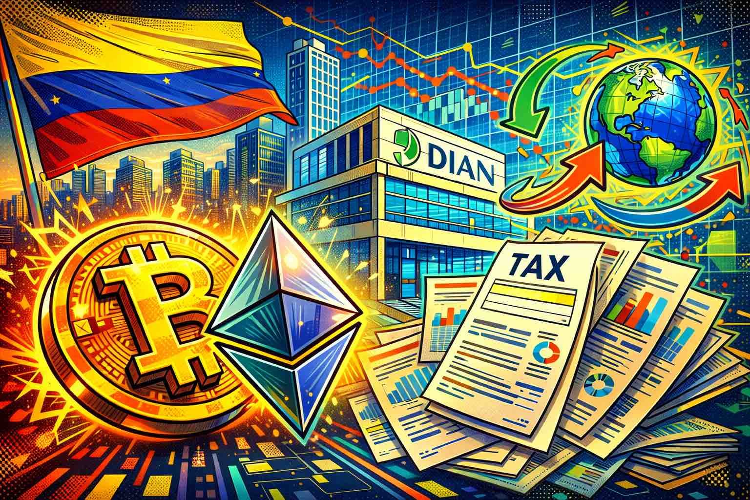 Colombia incorpora las criptomonedas a su régimen tributario bajo el estándar de la OCDE