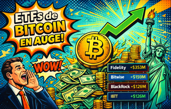 ETFs de Bitcoin registran mayor entrada desde octubre