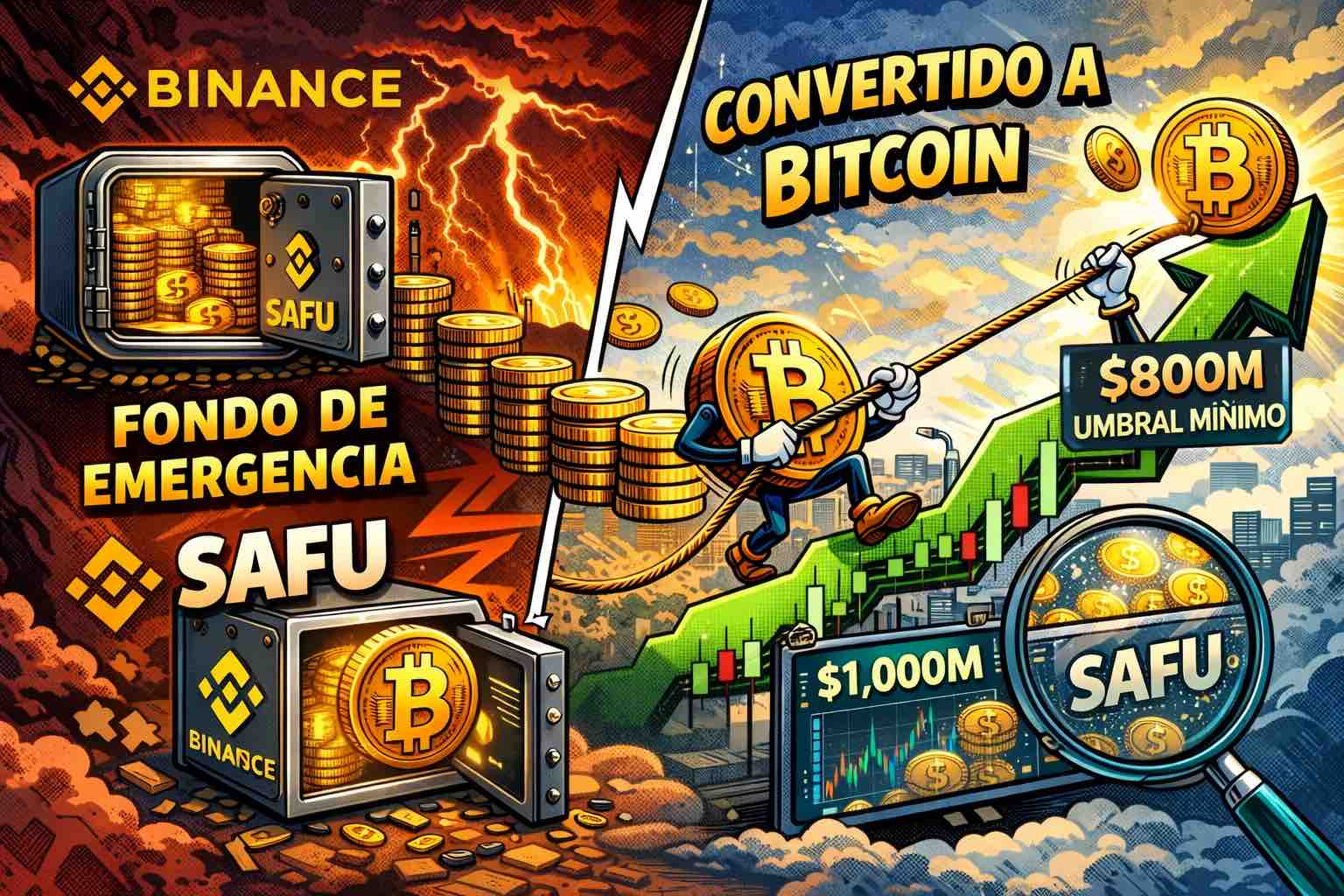 Binance refuerza su fondo de emergencia SAFU con Bitcoin y lanza una señal pública de reconstrucción de confianza