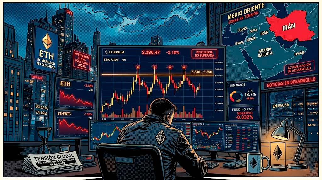 Un fin de semana sin calma, y Ethereum acompañándolo