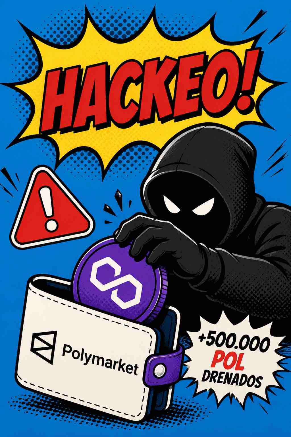 Hackeo en Polymarket desata alarma en Polygon tras drenaje de más de USD 500.000 en POL
