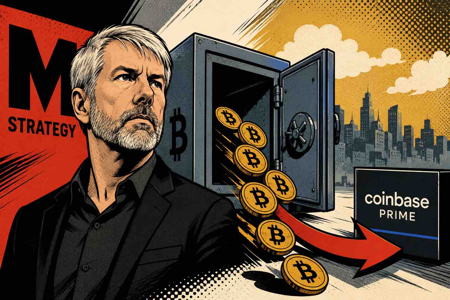 Michael Saylor bajo presión: una transferencia de Bitcoin revive los rumores de venta en Strategy