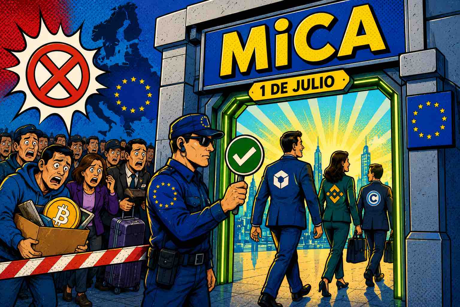MiCA entra en su fase decisiva y amenaza con reducir drásticamente el mercado cripto europeo