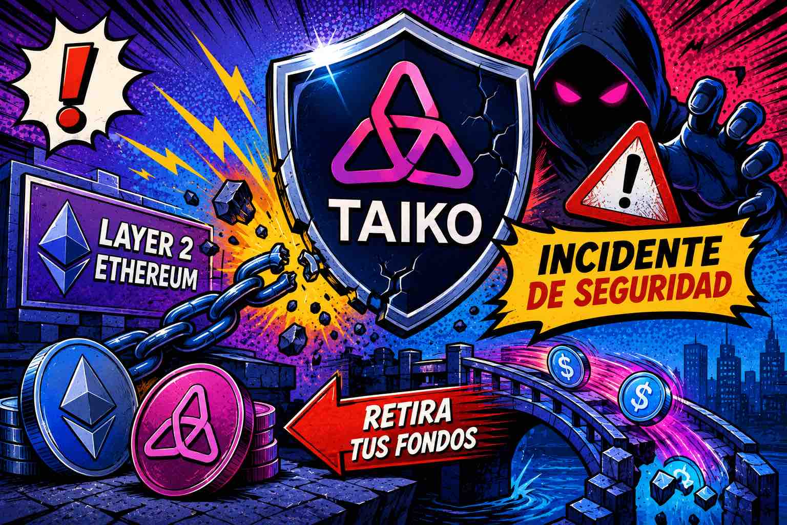 Taiko enfrenta una crisis de seguridad que pone a prueba la confianza en las soluciones Layer 2
