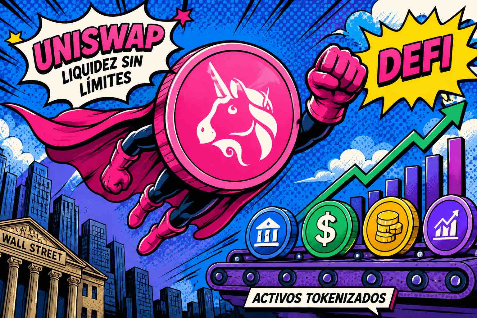 Uniswap podría alcanzar los 100 dólares impulsado por la tokenización de activos, según Standard Chartered