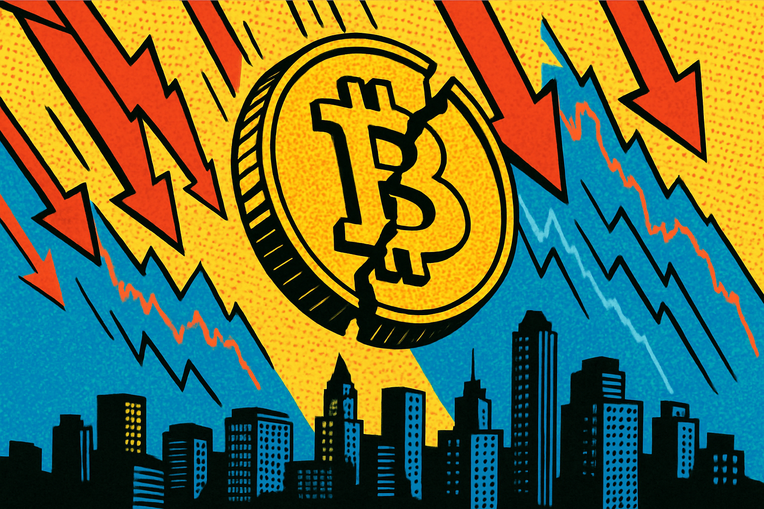 Bitcoin cae a mínimos de 21 meses y arrastra a Ethereum, XRP y Dogecoin mientras se hunden las acciones cripto
