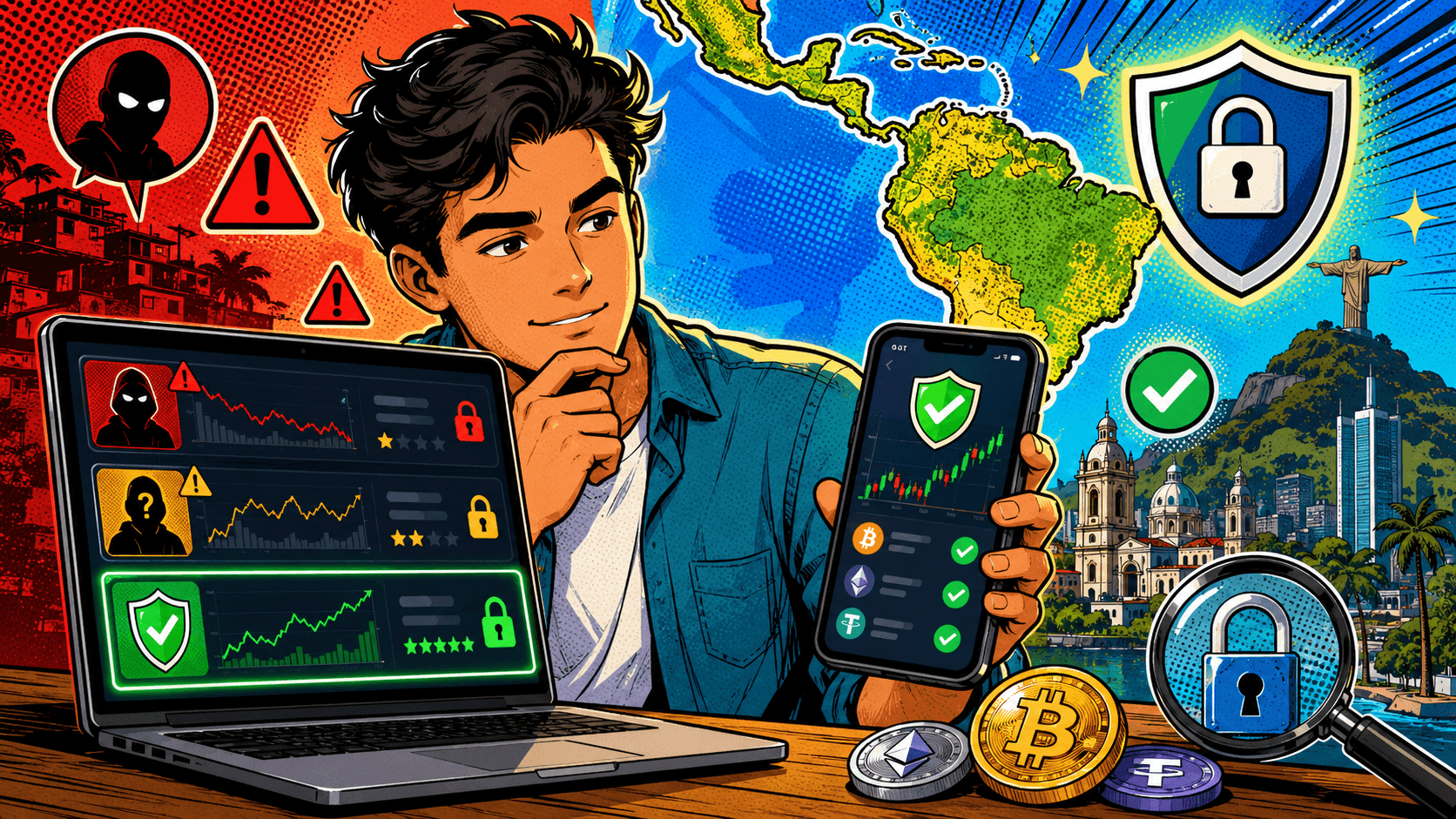 Cómo elegir un exchange de criptomonedas seguro en Latinoamérica