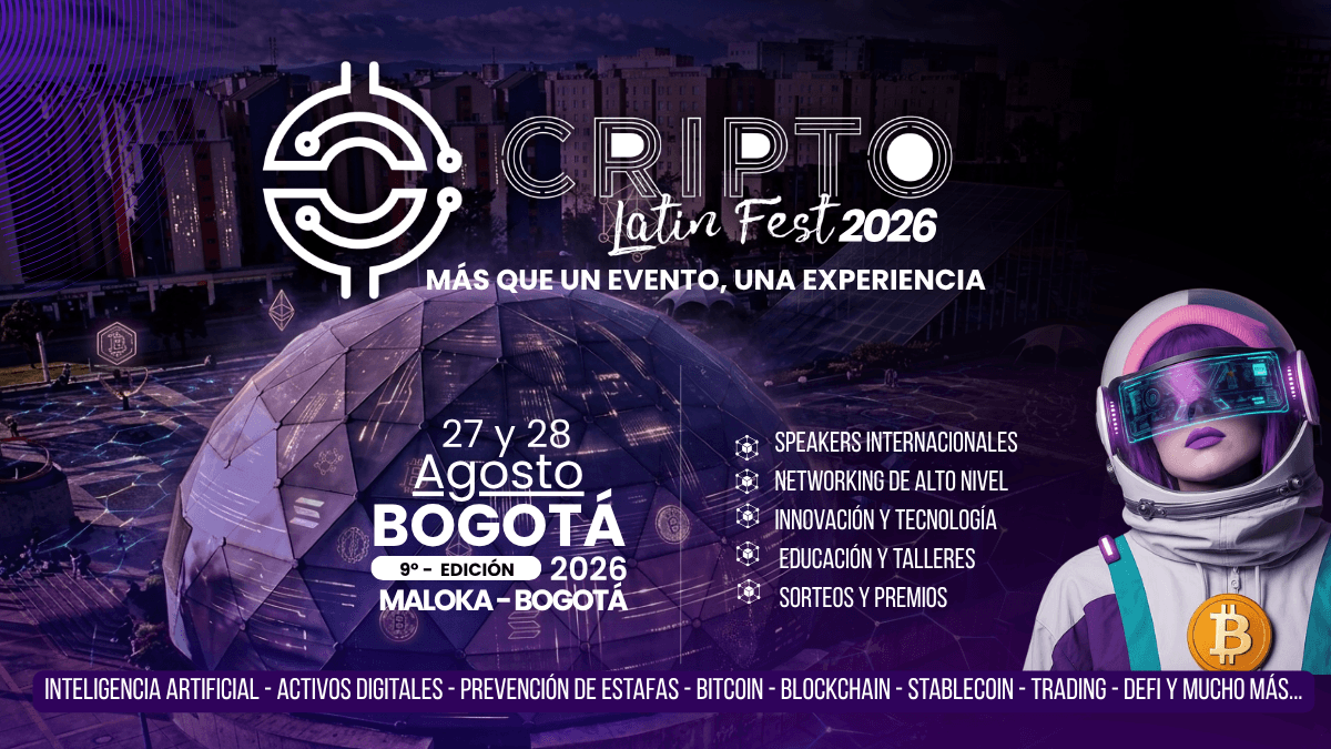 Cripto Latin Fest 2026 consolida su 9° edición en Bogotá: Revela agenda institucional y discusiones sobre IA, finanzas y crypto
