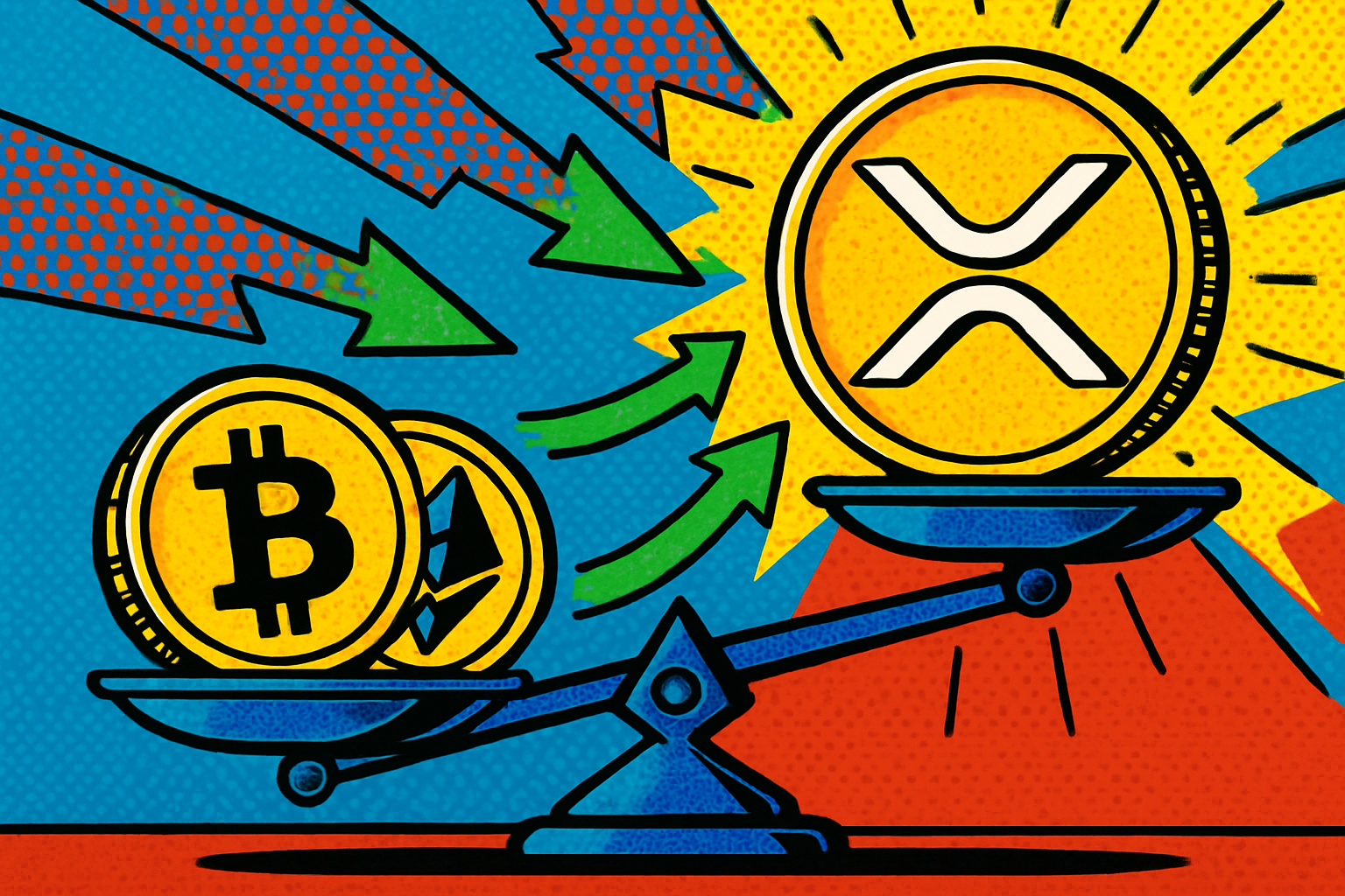 XRP marca el ritmo en los ETF mientras Bitcoin y Ethereum sangran capital