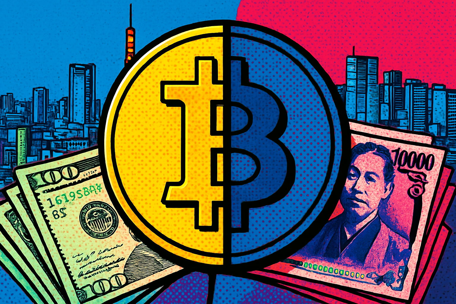 El yen fuerte deja al descubierto una brecha en Bitcoin: sube en dólares, se queda corto en JPY