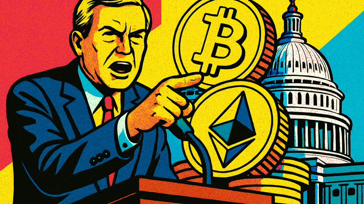 Bernie Sanders arremete contra el lobby cripto frente al Capitolio