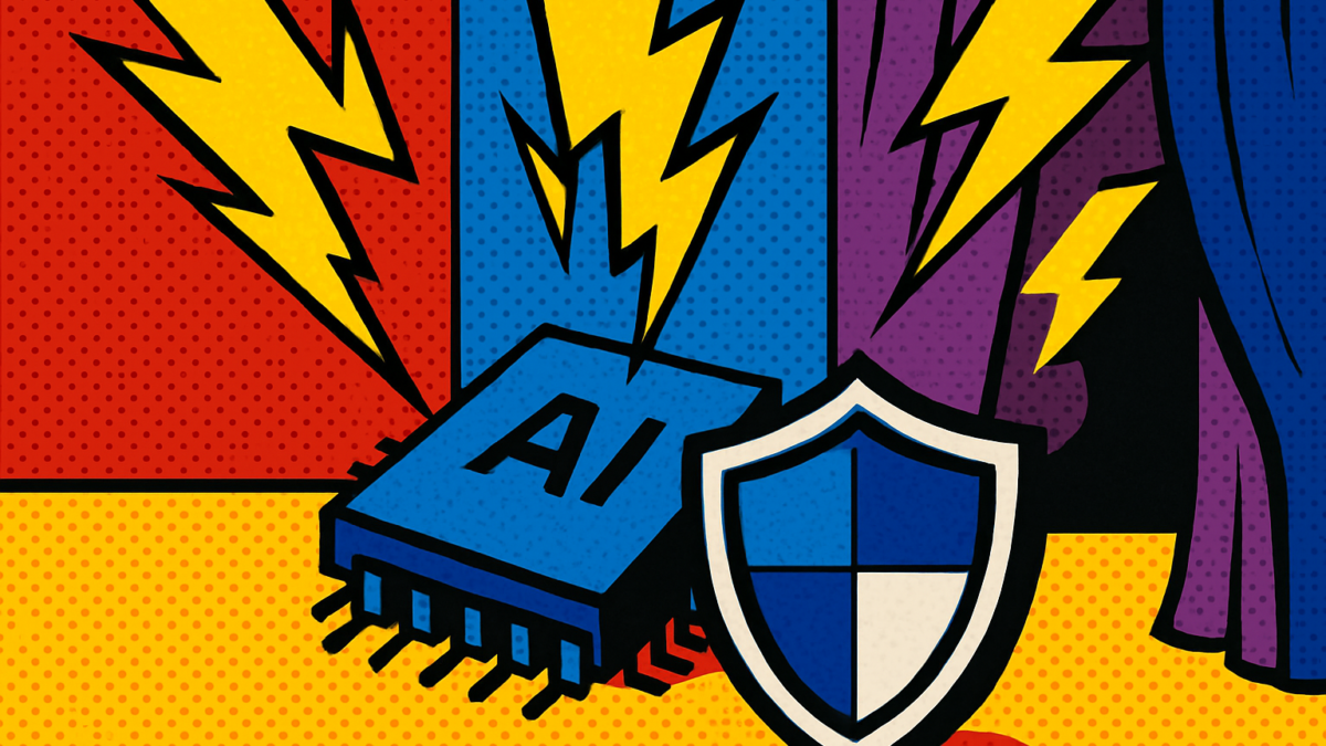 Modelos Gemini Flash de Google representados como relámpagos sobre un chip de inteligencia artificial