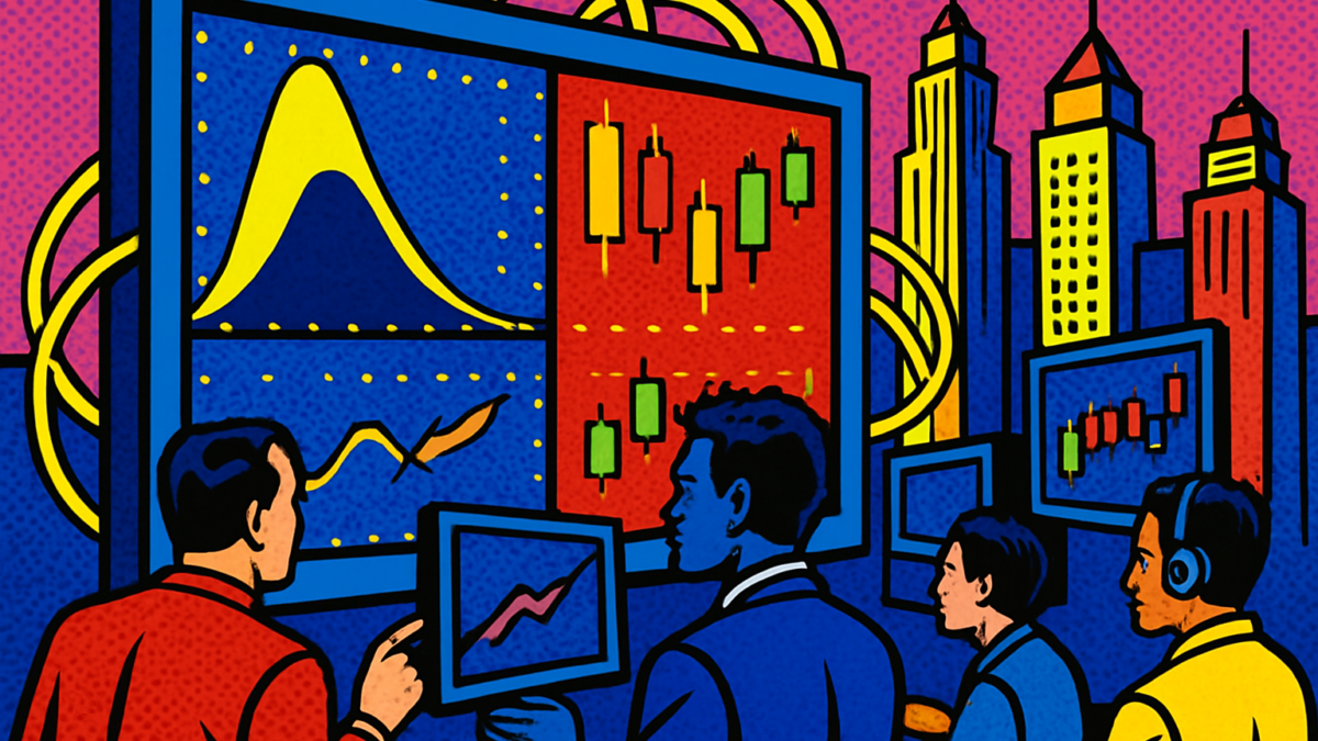Pantallas de trading institucional mostrando contratos de eventos de Kalshi y perpetuos cripto