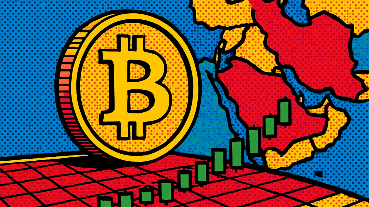 Moneda de Bitcoin firme sobre gráficos bursátiles que ilustra la resistencia del precio de Bitcoin