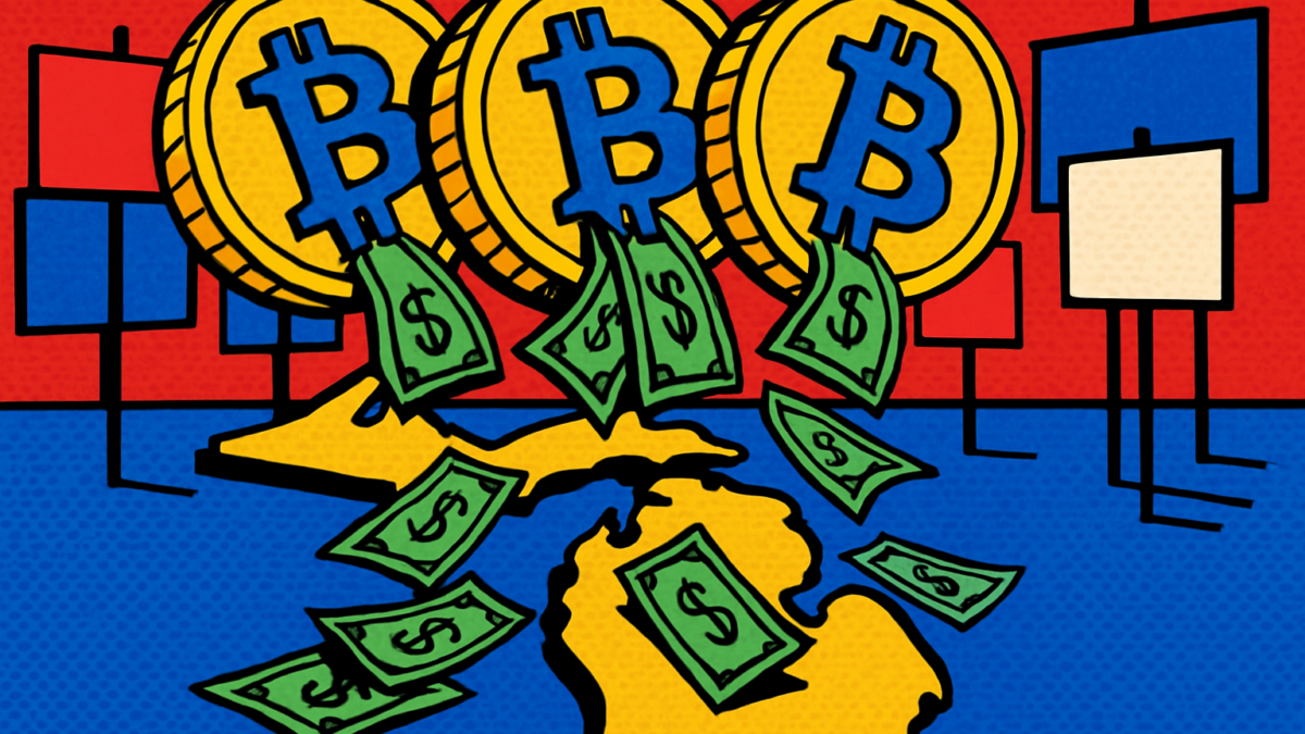 Monedas cripto financiando anuncios de campaña que ilustran al lobby cripto en una primaria de Michigan