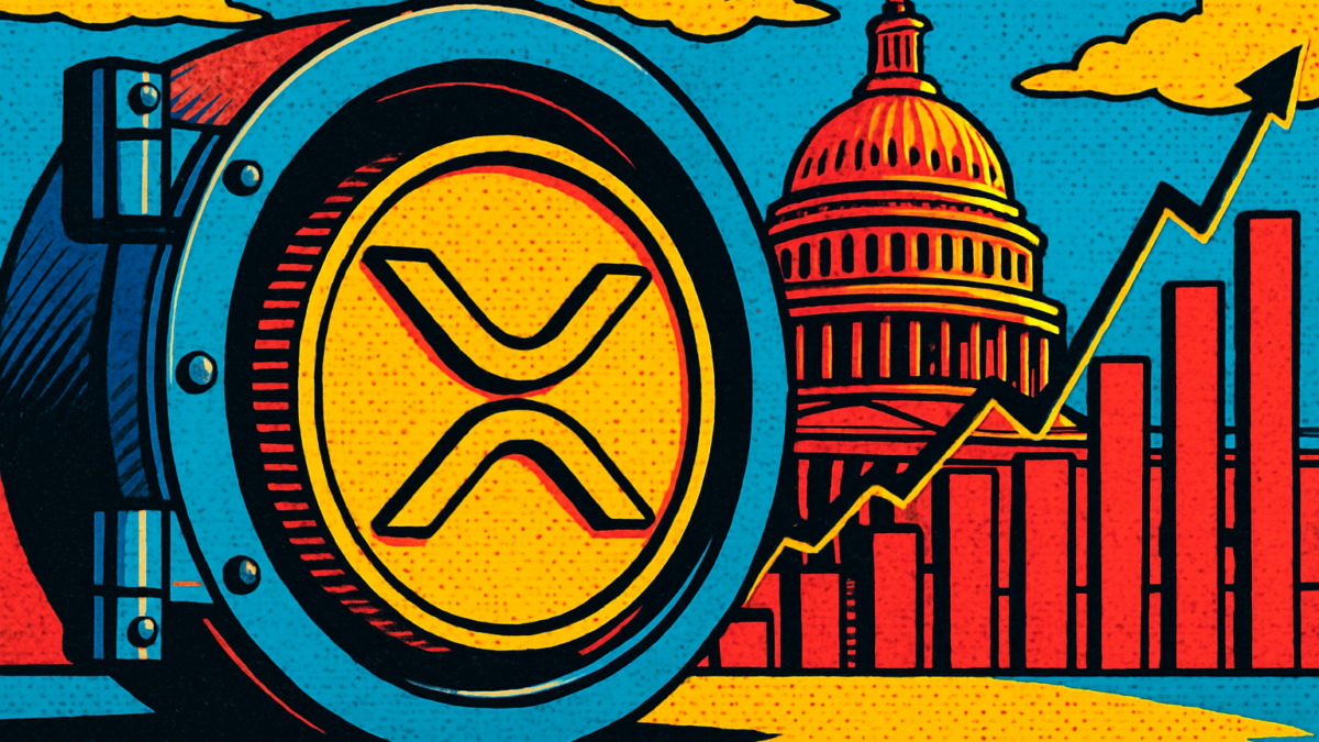 Moneda de XRP en ETF guardada en una bóveda frente al Capitolio de EE.UU.