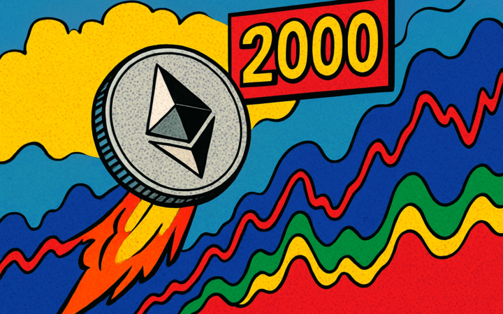 Precio de Ethereum frena su avance hacia los 2.000 dólares y crece el temor a otra caída