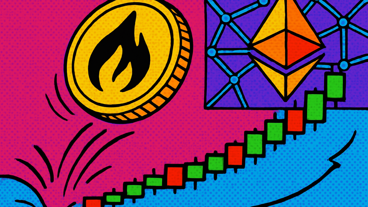 Gráfico ascendente que ilustra la subida del precio de GWEI tras su listado en Coinbase