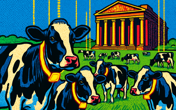 Ganado tokenizado en Brasil: 10 vacas desbloquean 20.000 dólares en crédito en B3